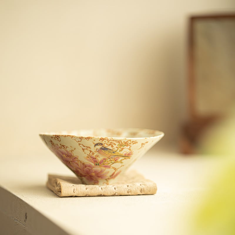 Blue-and-White Sparrow Cup
