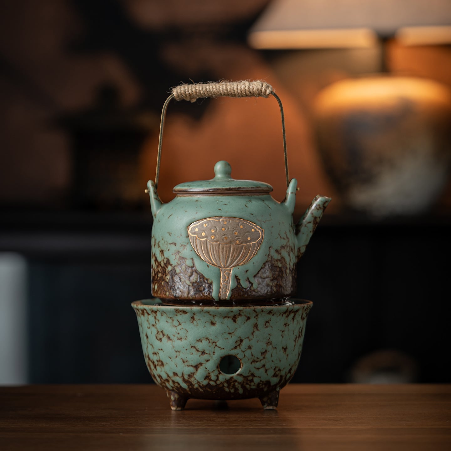 Fireside Stove Tea Set